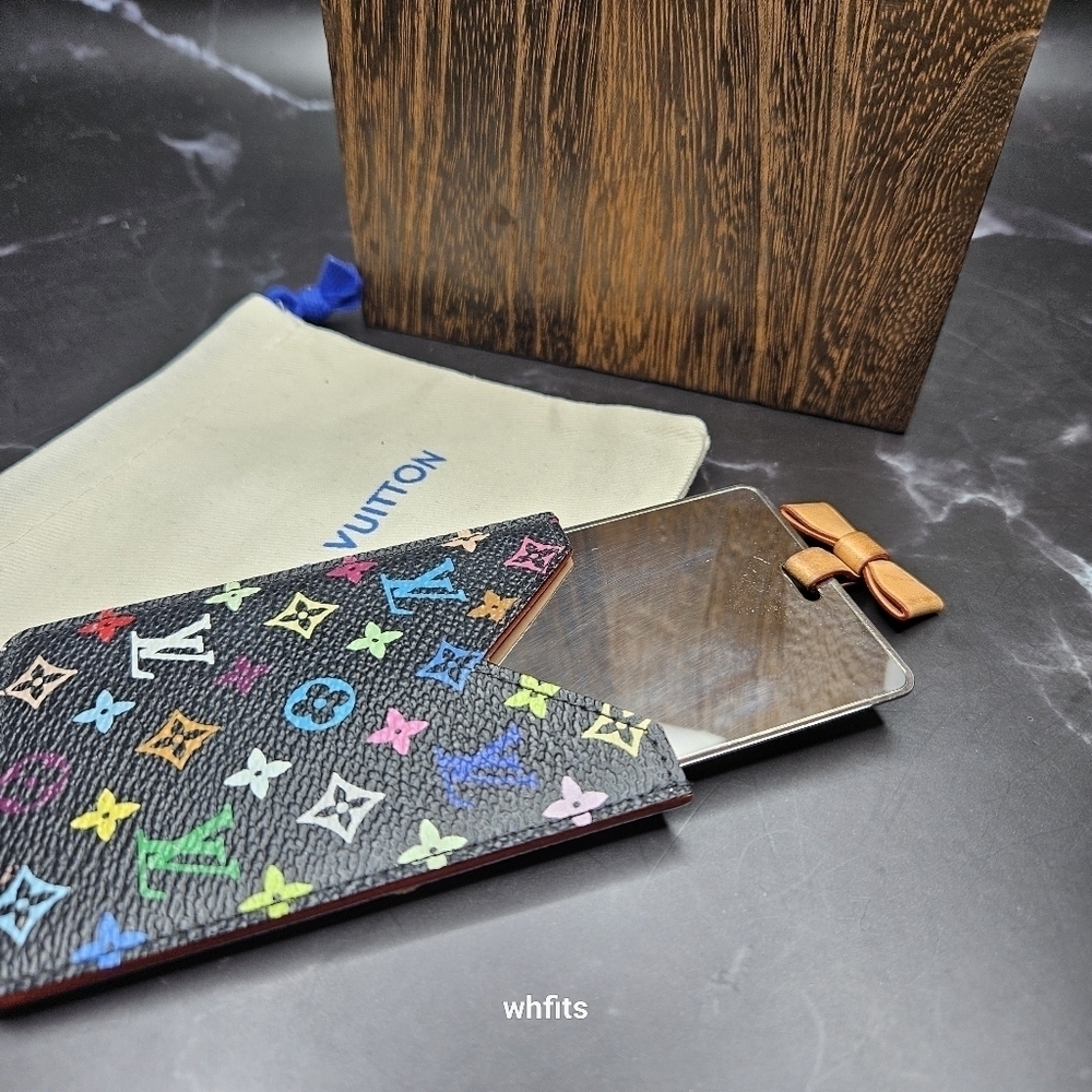 Louis Vuitton Multicolor Monogram (Rare Blue Colorway) Pocket Mirror - Picture 2 of 4
